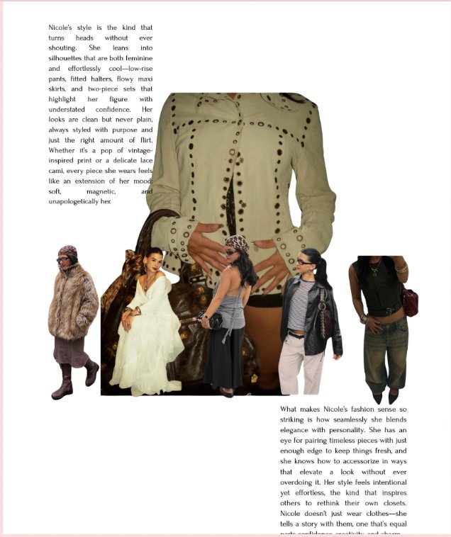 Fashion editorial moodboard for Strike Magazine